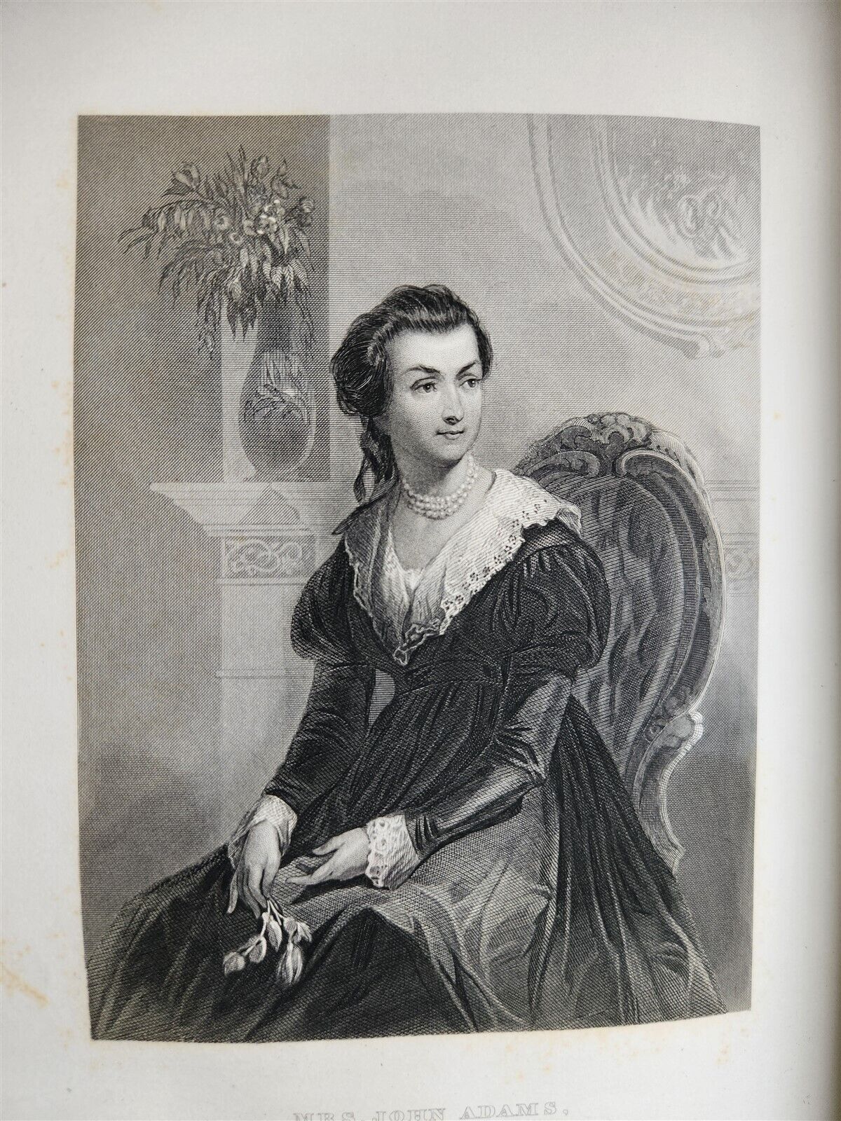 1859 REPUBLICAN COURT AMERICAN SOCIETY by R. GRISWOLD antique WOMEN PORTRAITS