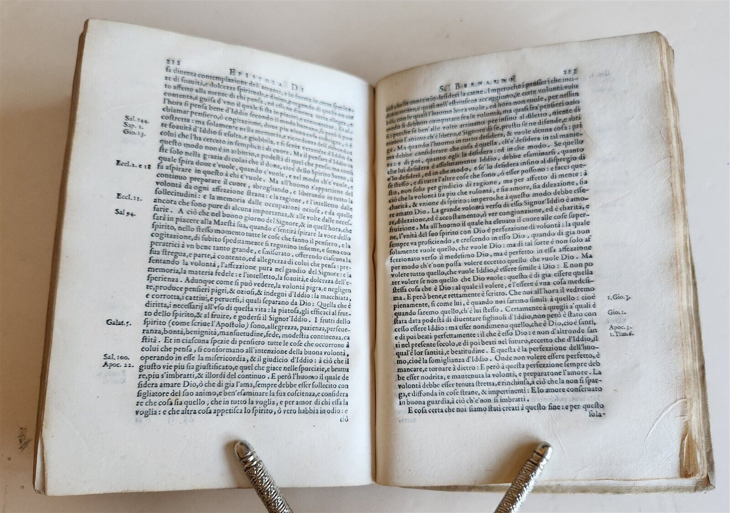 1572 DE SERMONI DI SAN CIPRIANO SAN BERNARDO & SANTO ANSELMO antique VELLUM