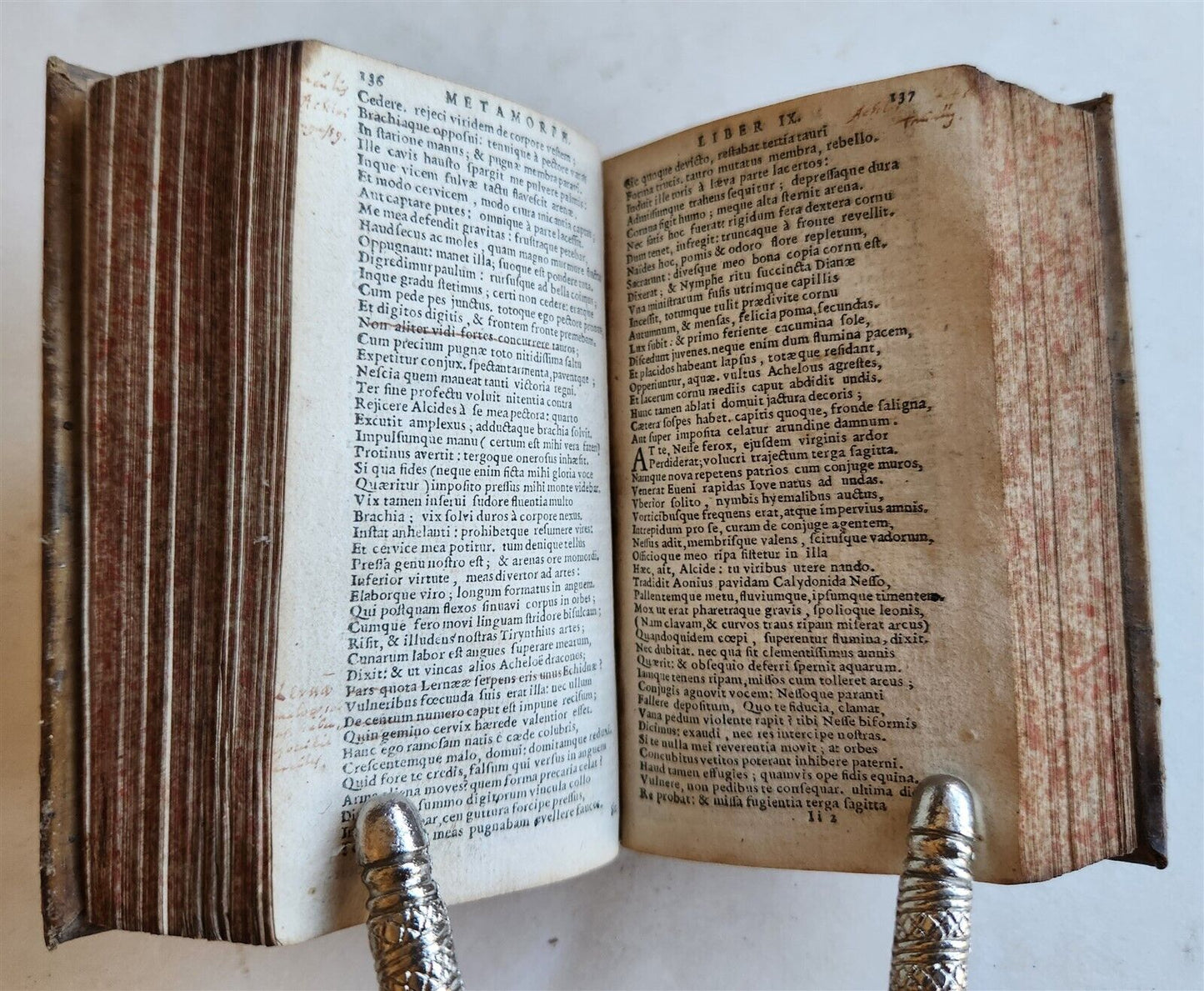 1630 PUBLII OVIDII NASONIS operum antique VELLUM BINDING