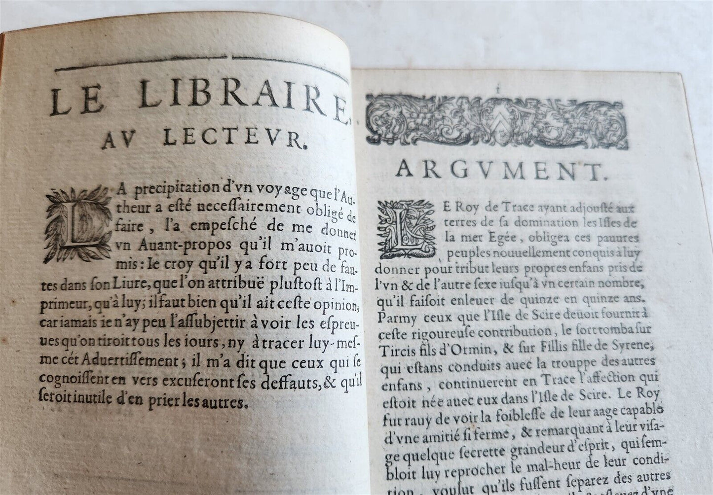 1630 THEATRE PLAY La Fillis de Scire antique IN FRENCH decorative binding