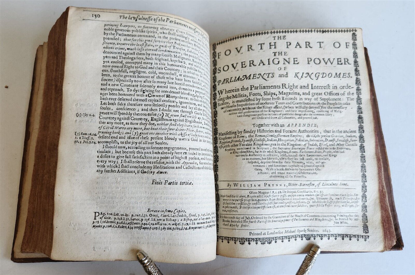 1643 TREACHERY & DISLOYALTY of PAPISTS to THEIR SOVEREIGNES antique in ENGLISH