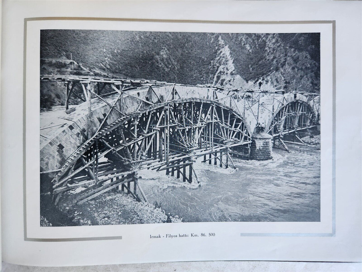 1935 TURKISH RAILWAYS MEMORIAL ALBUM antique FULLY ILLUSTRATED