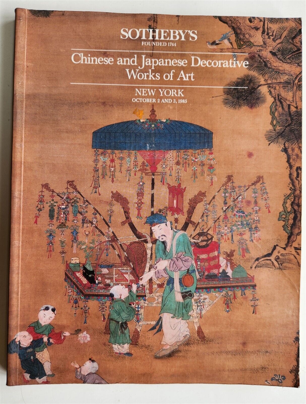CHINESE & JAPANESE WORKS OF ART SOTHEBY'S AUCTION CATALOG 1985