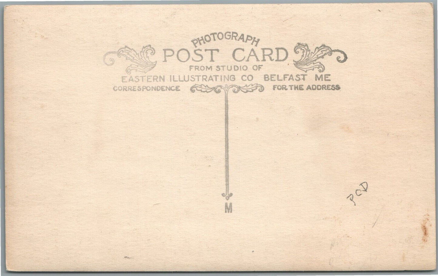 HARRINGTON HOUSE ME ANTIQUE REAL PHOTO POSTCARD RPPC