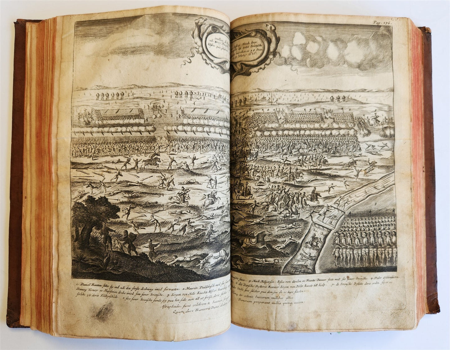 1680 CHRONICLE of DENMARK antique FULLY ILLUSTRATED rare Peder Hanson Resen
