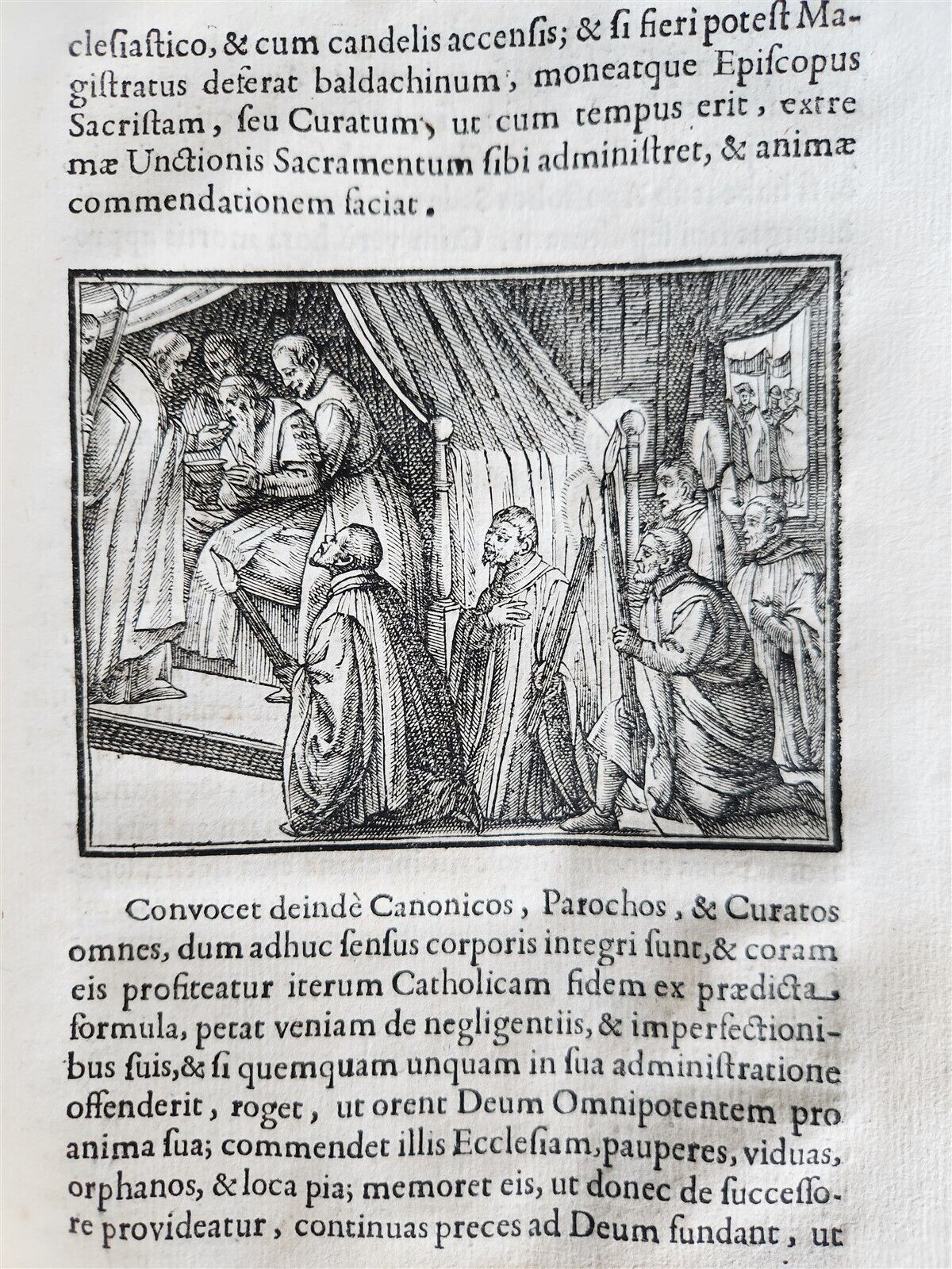 1713 CEREMONIALE EPISCOPORUM antique ILLUSTRATED VELLUM BINDING