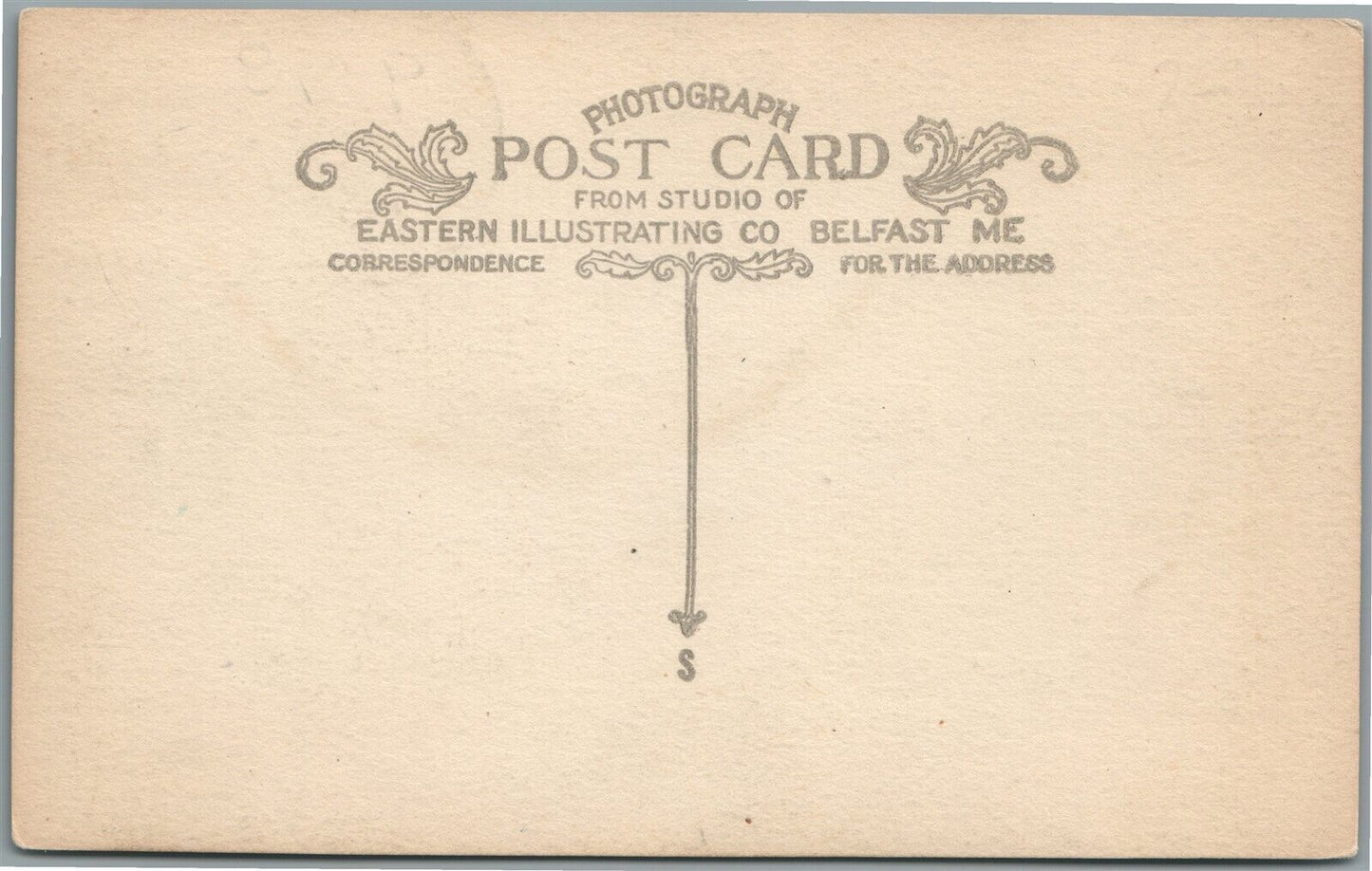 ALFRED ME THE COMMON ANTIQUE REAL PHOTO POSTCARD RPPC