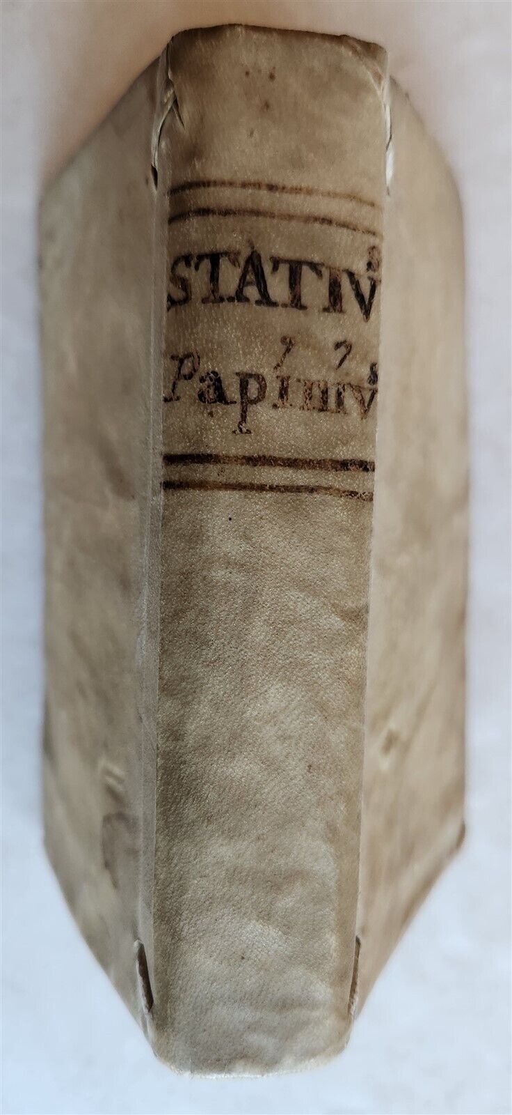 1559 STATII PAPINII NEAPOLITANI antique 16TH century ROMAN POETRY