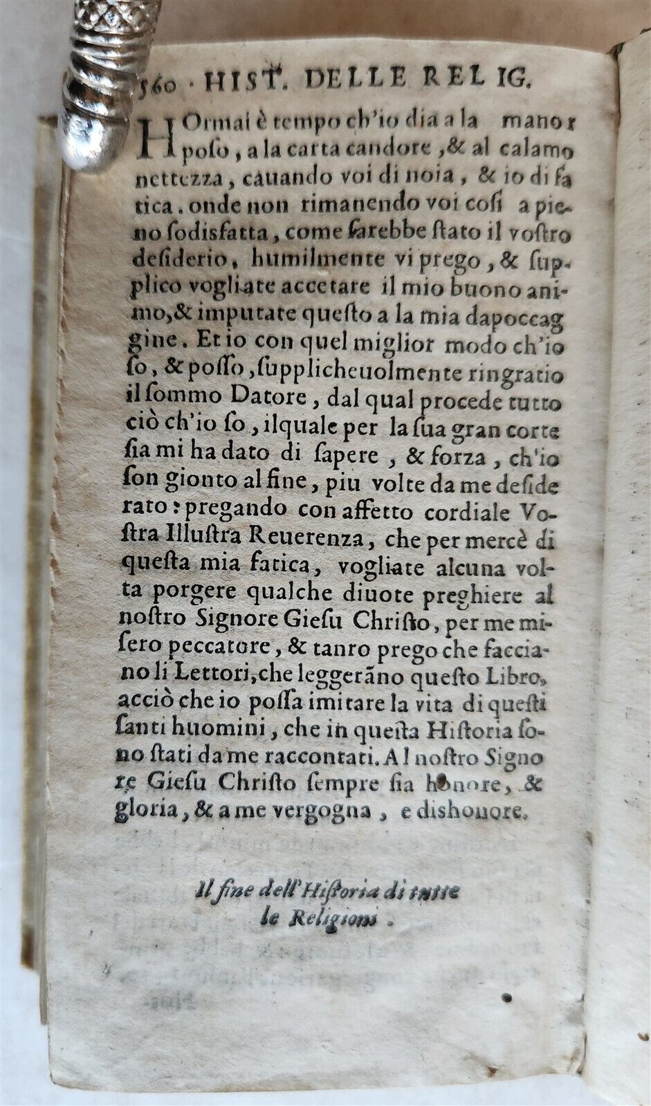 1586 HISTORY of RELIGIONS by PAOLO MORIGIA antique 16TH century