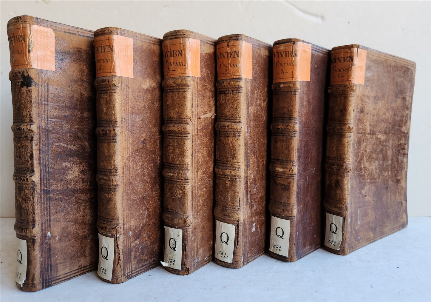 1693 TERTULLIAN antique 6 VOLUMES in LATIN 17th CENTURY