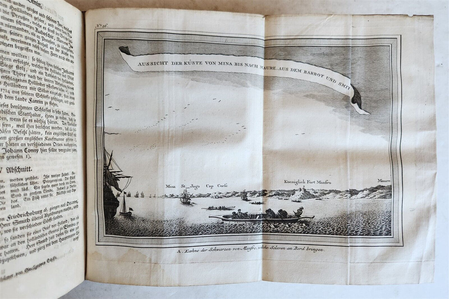 1748 HISTORY of TRAVELS Guinea Benin & Sierra Leone antique ILLUSTRATED