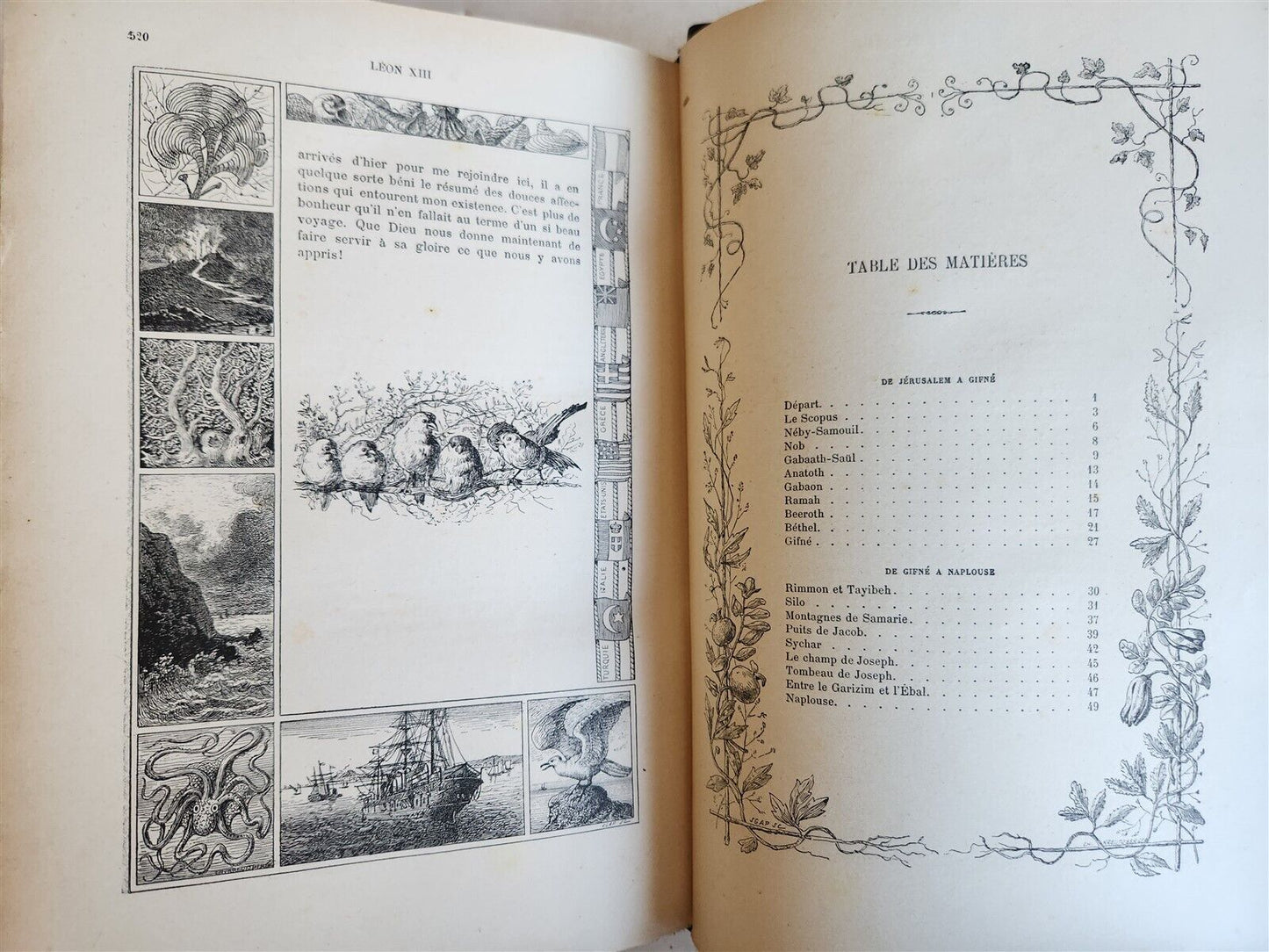 1889 NOTRE VOYAGE AUX PAYS BIBLIQUES 2v antique ASIA MINOR SYRIA EGYPT PALESTINE