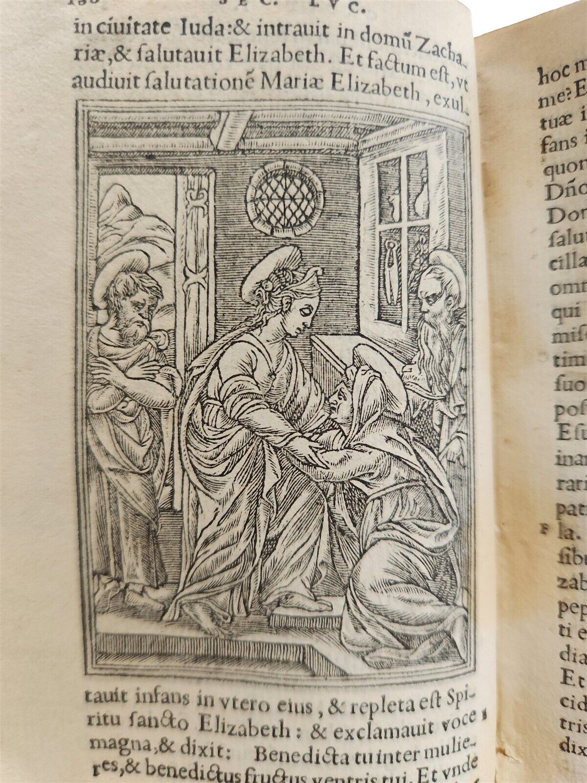 1548 BIBLE IN LATIN ILLUSTRATED antique 16th CENTURY NEW TESTAMENT rare