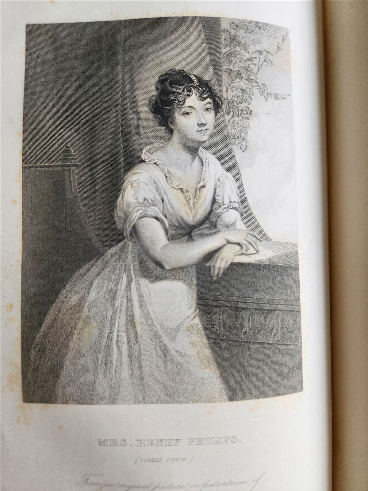 1859 REPUBLICAN COURT AMERICAN SOCIETY by R. GRISWOLD antique WOMEN PORTRAITS