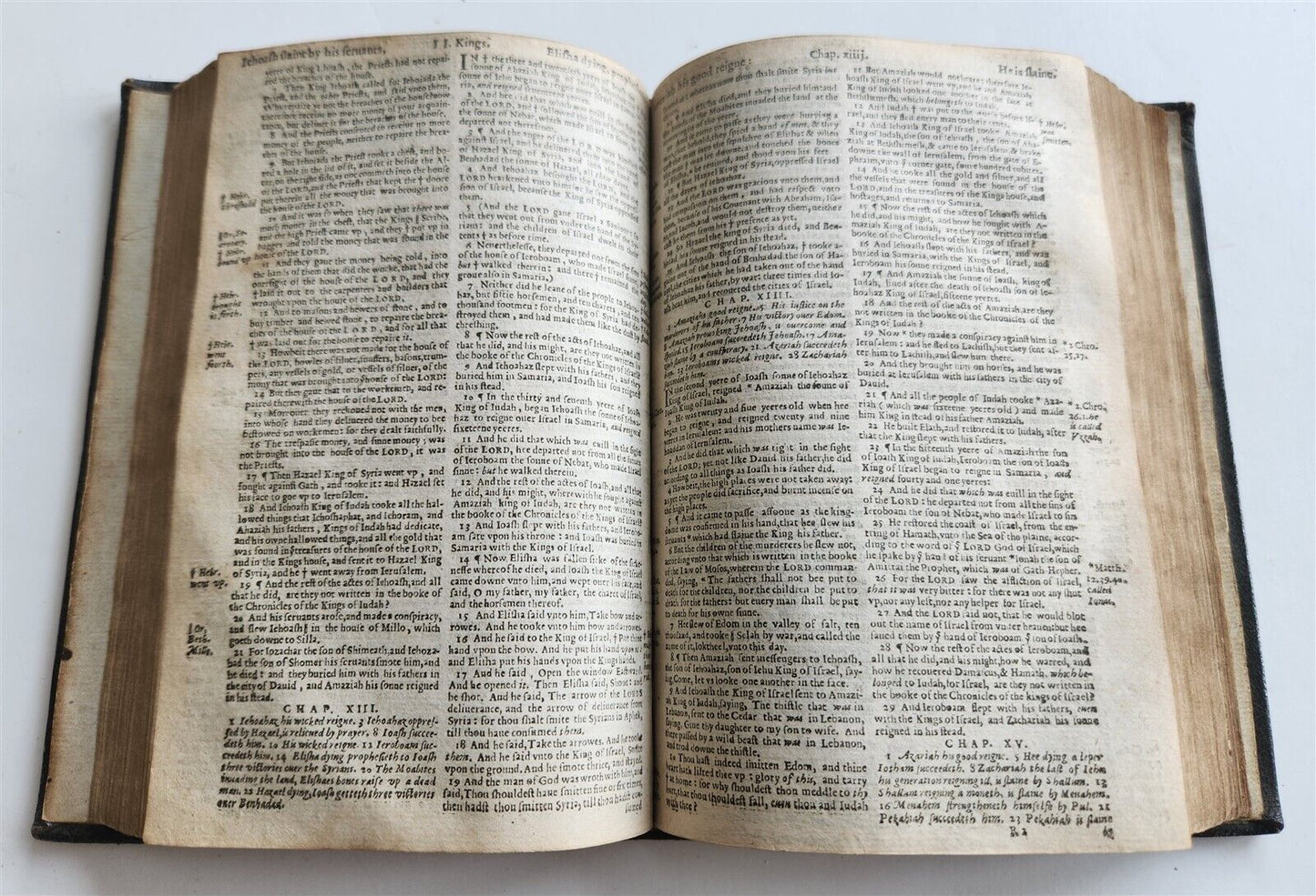 1632 BIBLE in ENGLISH antique Old & New Testament LONDON - ROBERT BARKER