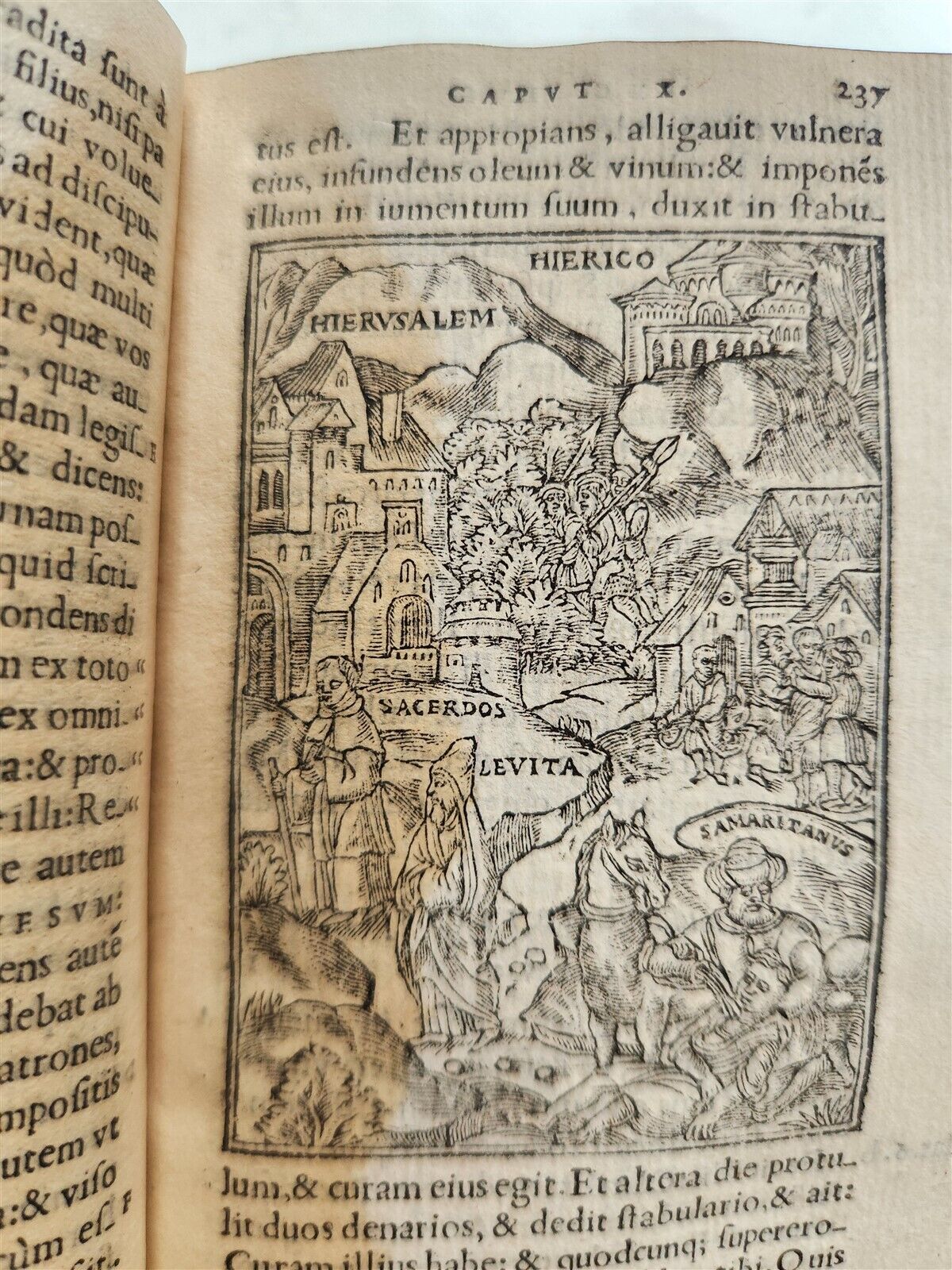 1548 BIBLE IN LATIN ILLUSTRATED antique 16th CENTURY NEW TESTAMENT rare