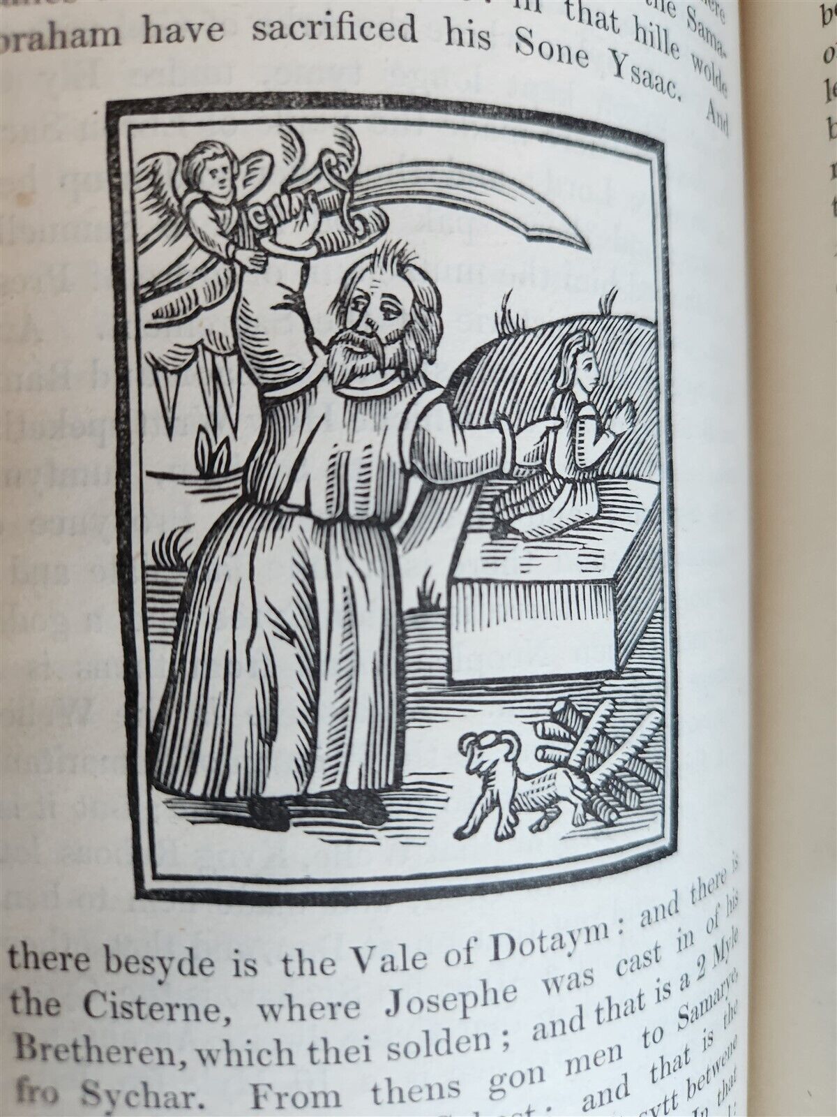 1839 Voiage and Travaile of Sir John Maundevile ILLUSTRATED antique