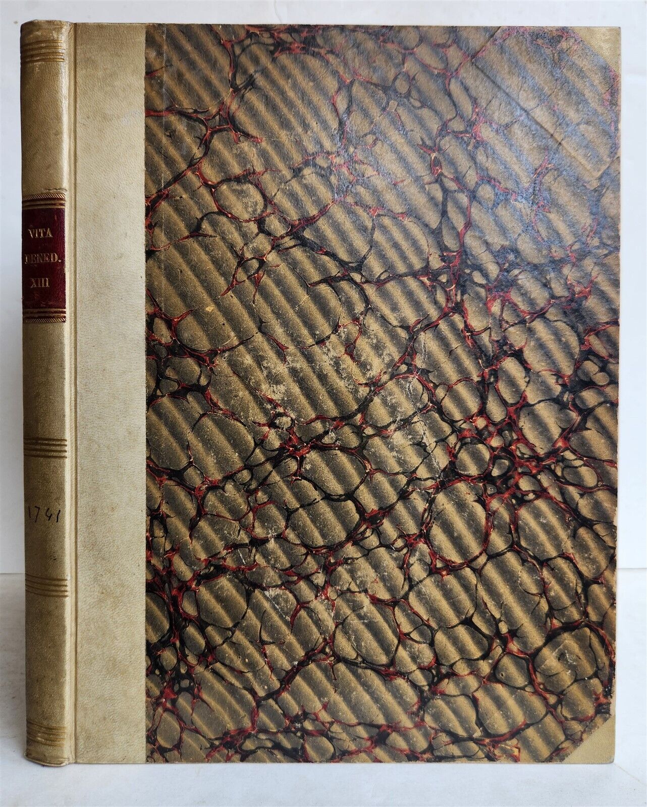 1741 VITA et BENEDICTO XIV antique Vellum in ITALIAN