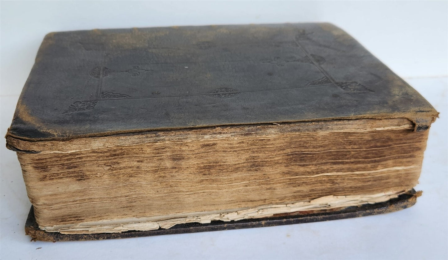 1683 BIBLE in ENGLISH Oxford, at the Theatre antique w/ BOOK of PSALMES