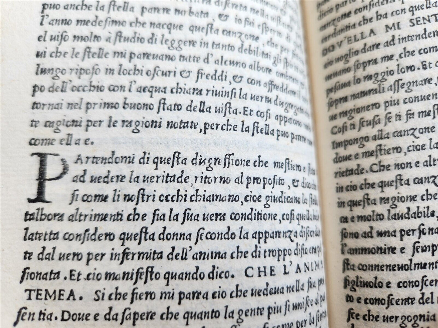1531 DANTE ALIGHIERI POST-INCUNABULA L'Amoroso Convivio ANTIQUE in ITALIAN