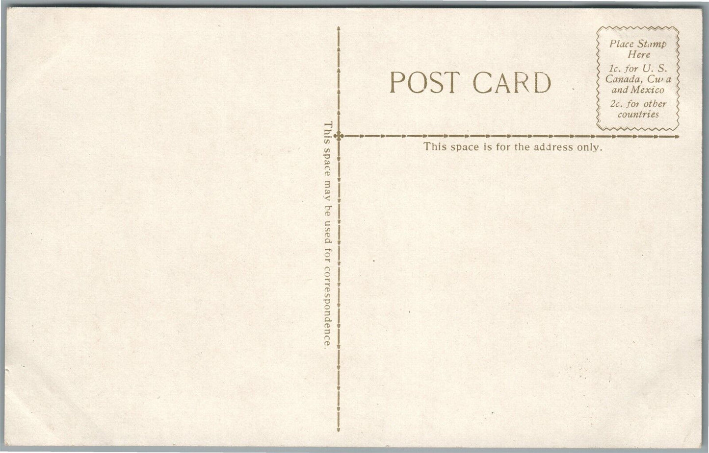 BUCKS CO. PA ARNOLD BROS. Rev. WM.TENNENT'S LOG COLLEGE ANTIQUE POSTCARD # 197