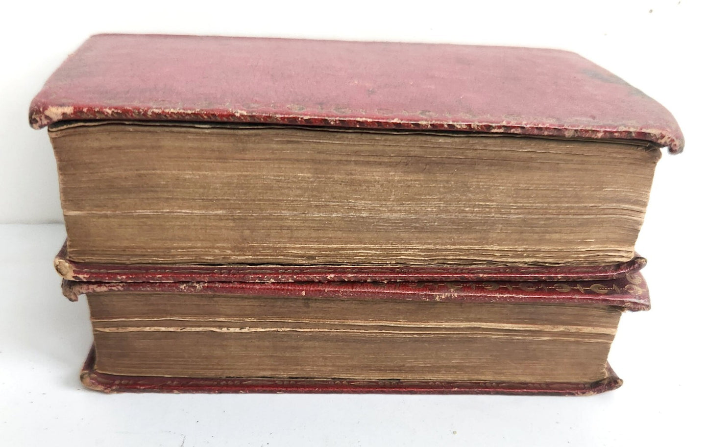 1684 BIBLE in ENGLISH ILLUSTRATED w/89 PLATES 2 VOLS OLD & NEW TESTAMENT antique