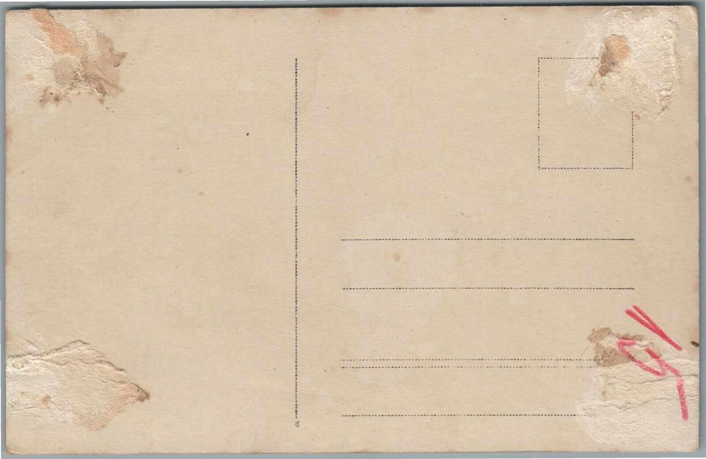 WWI ERA BATTLE FIELD w/ DEAD BODIES ANTIQUE REAL PHOTO POSTCARD RPPC