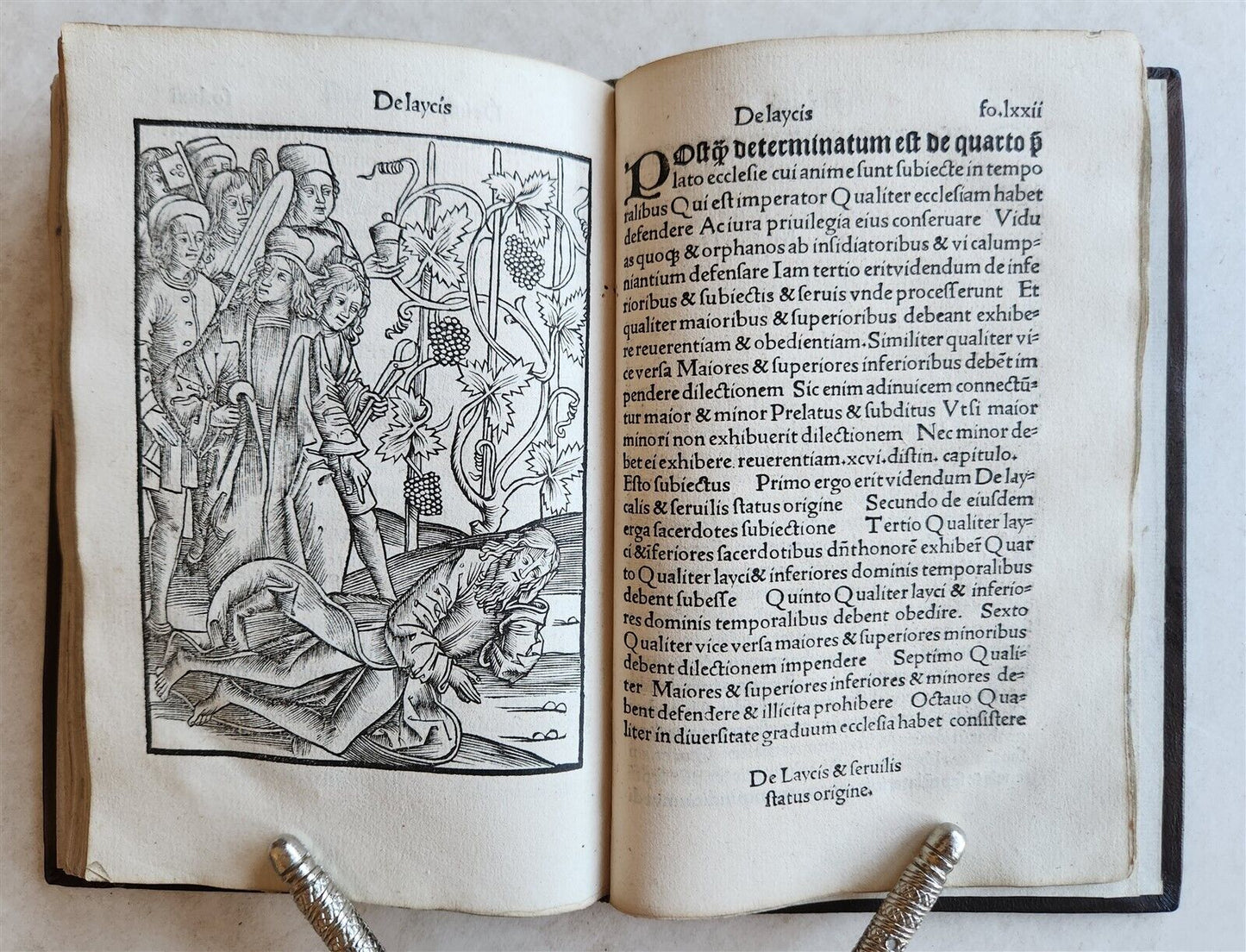 1509 POST-INCUNABULA ILLUSTRATED antique Quadruvium Ecclesie Quattuor by J.HUG