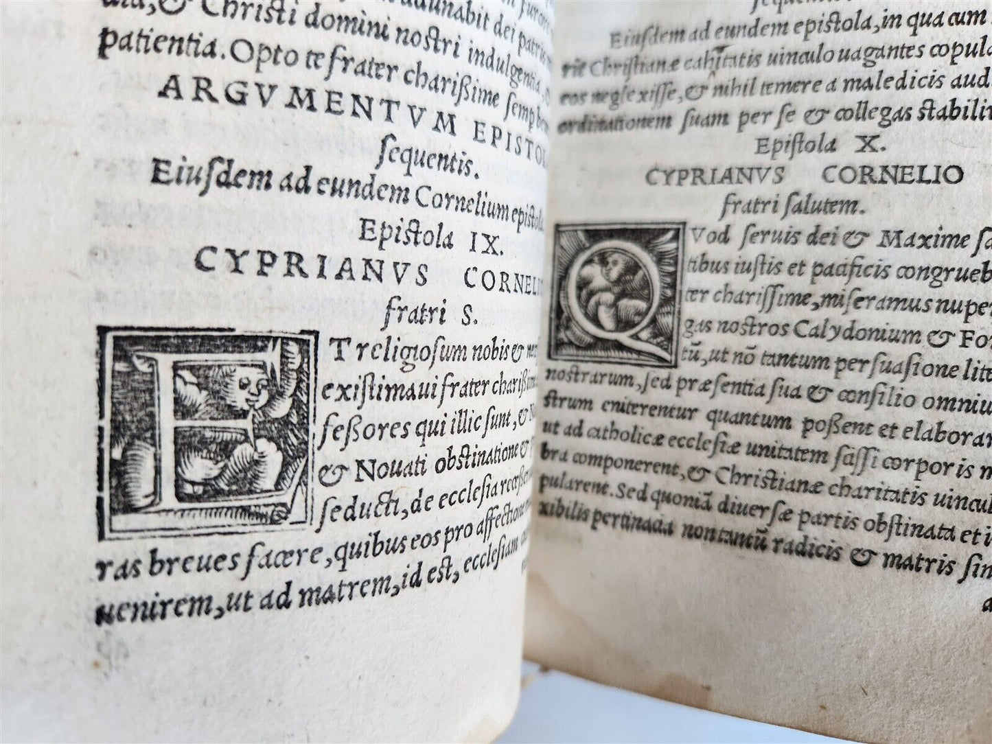 1524 OPERUM DIVI CAECILII CYPRIANI antique 16th CENTURY post-incunabula
