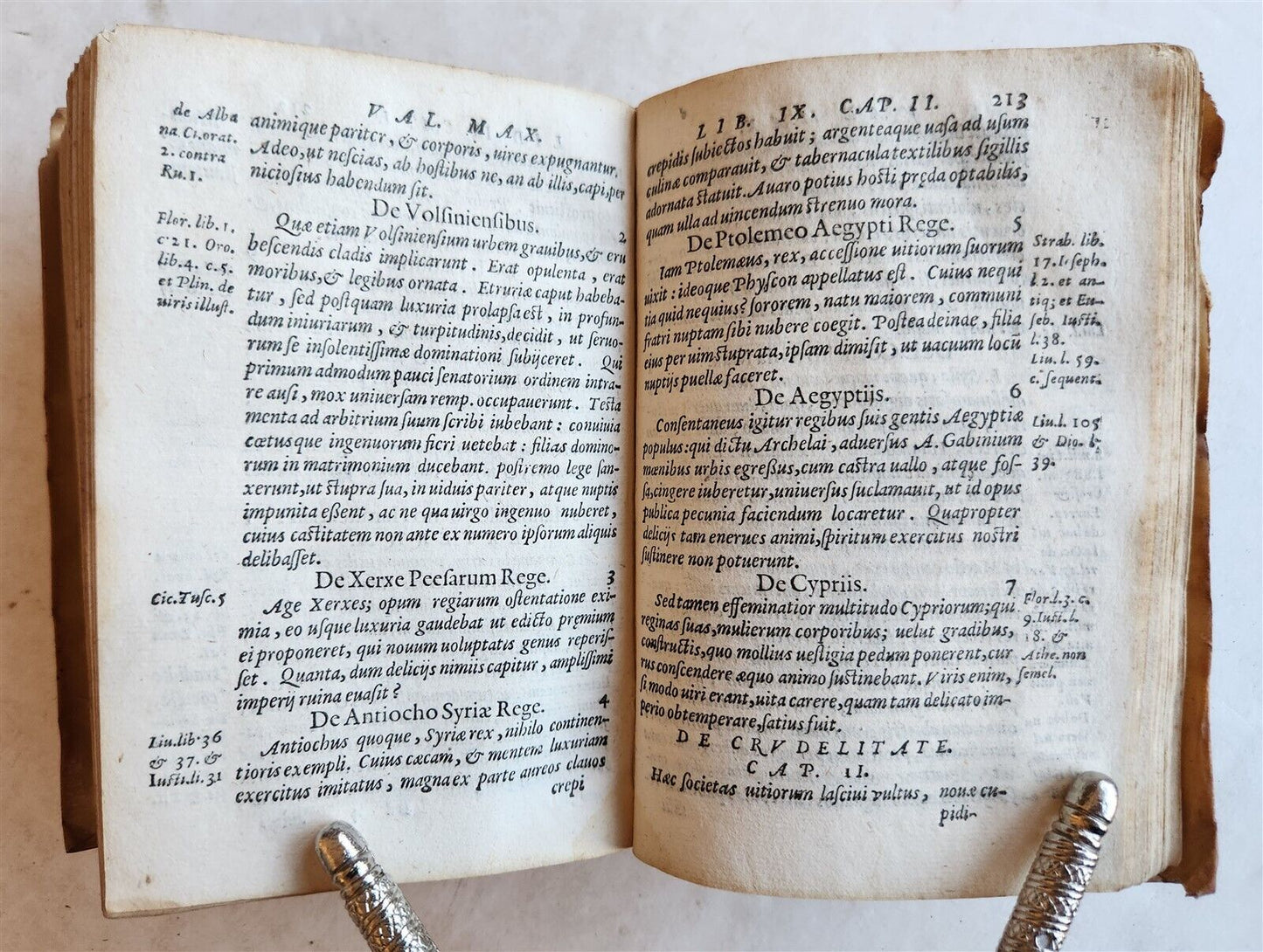 1583 VALERII MAXIMI Dictorum Factorumq antique 16th CENTURY VELLUM BINDING