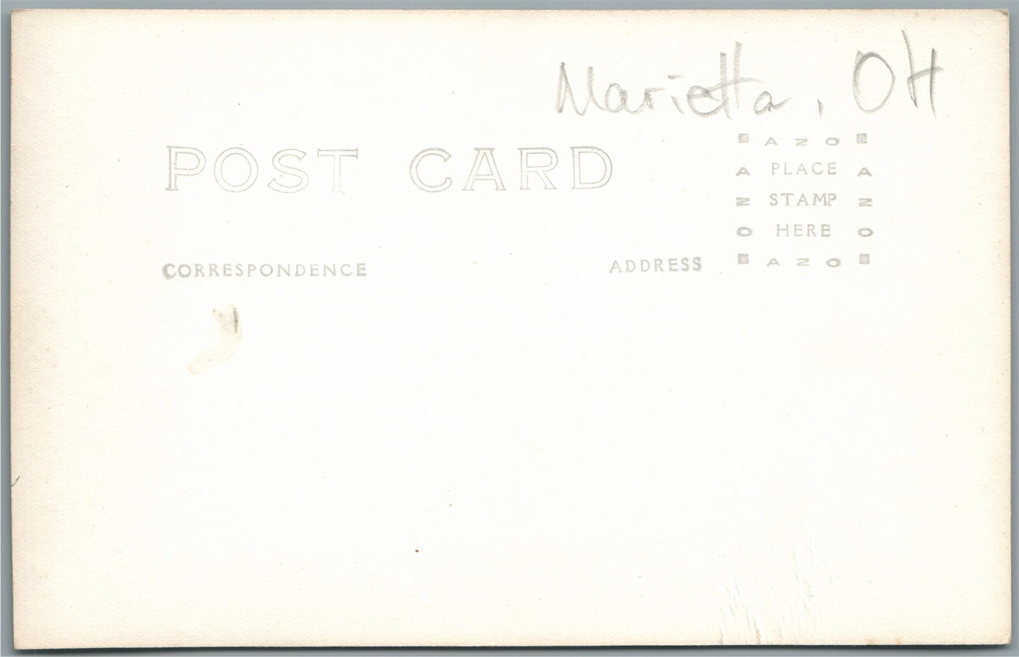 MARIETTA OH FLOOD PUTNAM STREET 1937 ANTIQUE REAL PHOTO POSTCARD RPPC