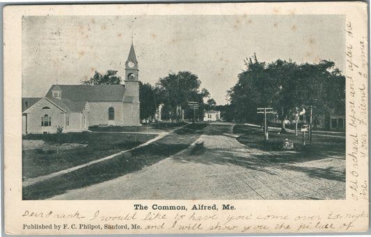 ALFRED ME THE COMMON ANTIQUE POSTCARD