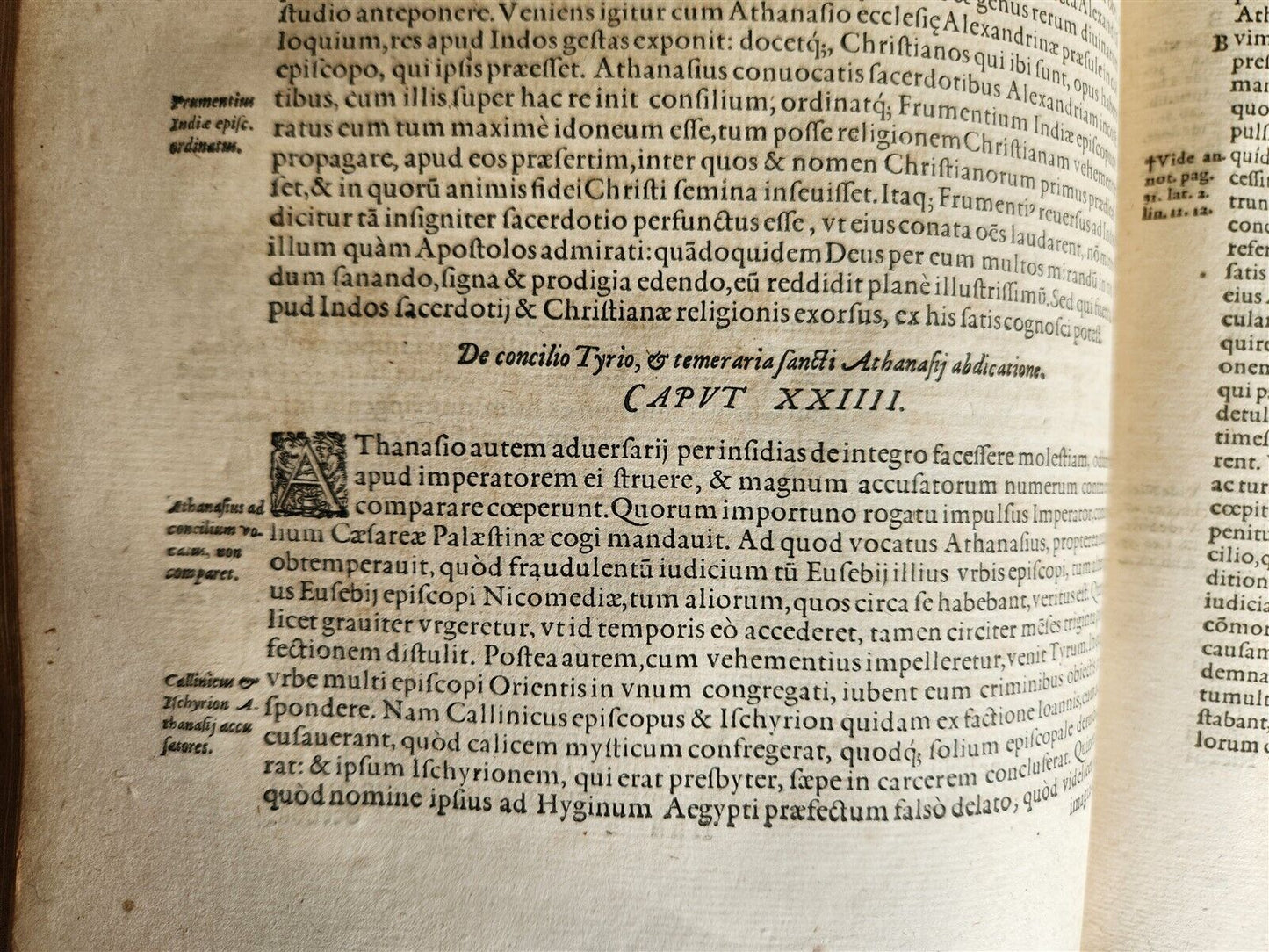 1581 HISTORIAE ECCLESIASTICAE SCRIPTORE GRAECI antique VELLUM BOUND FOLIO 16th C