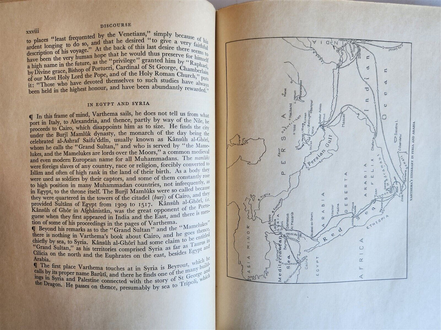 1928 ITINERARY of LUDOVICO di VARTHEMA of BOLOGNA ILLUSTRATED TRAVEL in ASIA