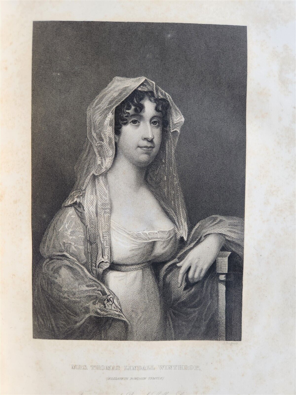 1859 REPUBLICAN COURT AMERICAN SOCIETY by R. GRISWOLD antique WOMEN PORTRAITS