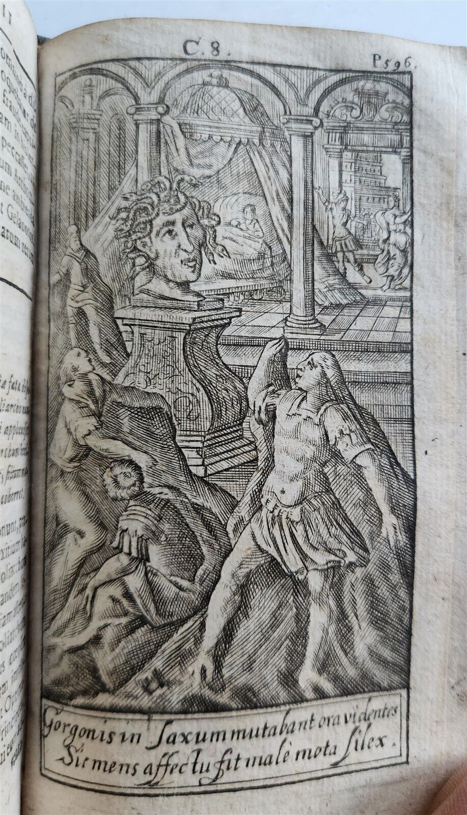 1724 ILLUSTRATED POLITICAL NOVEL antique Joannis Barclaii Argenis