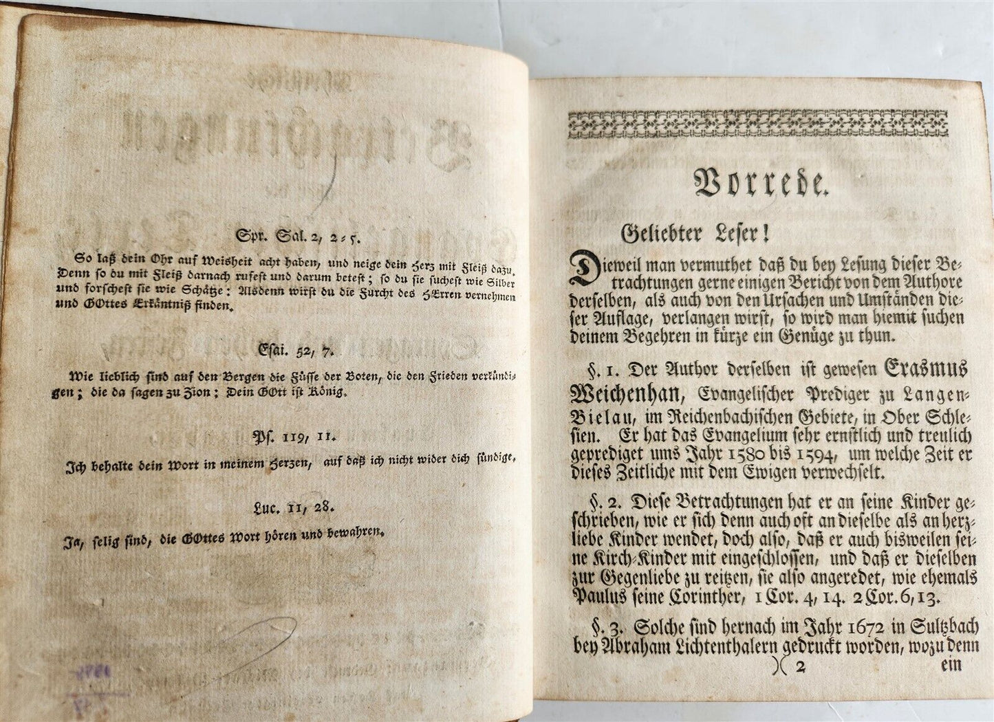 1791 CHRISTLICHE BETRACHTUNGEN antique Americana PHILADELPHIA GERMANTOWN