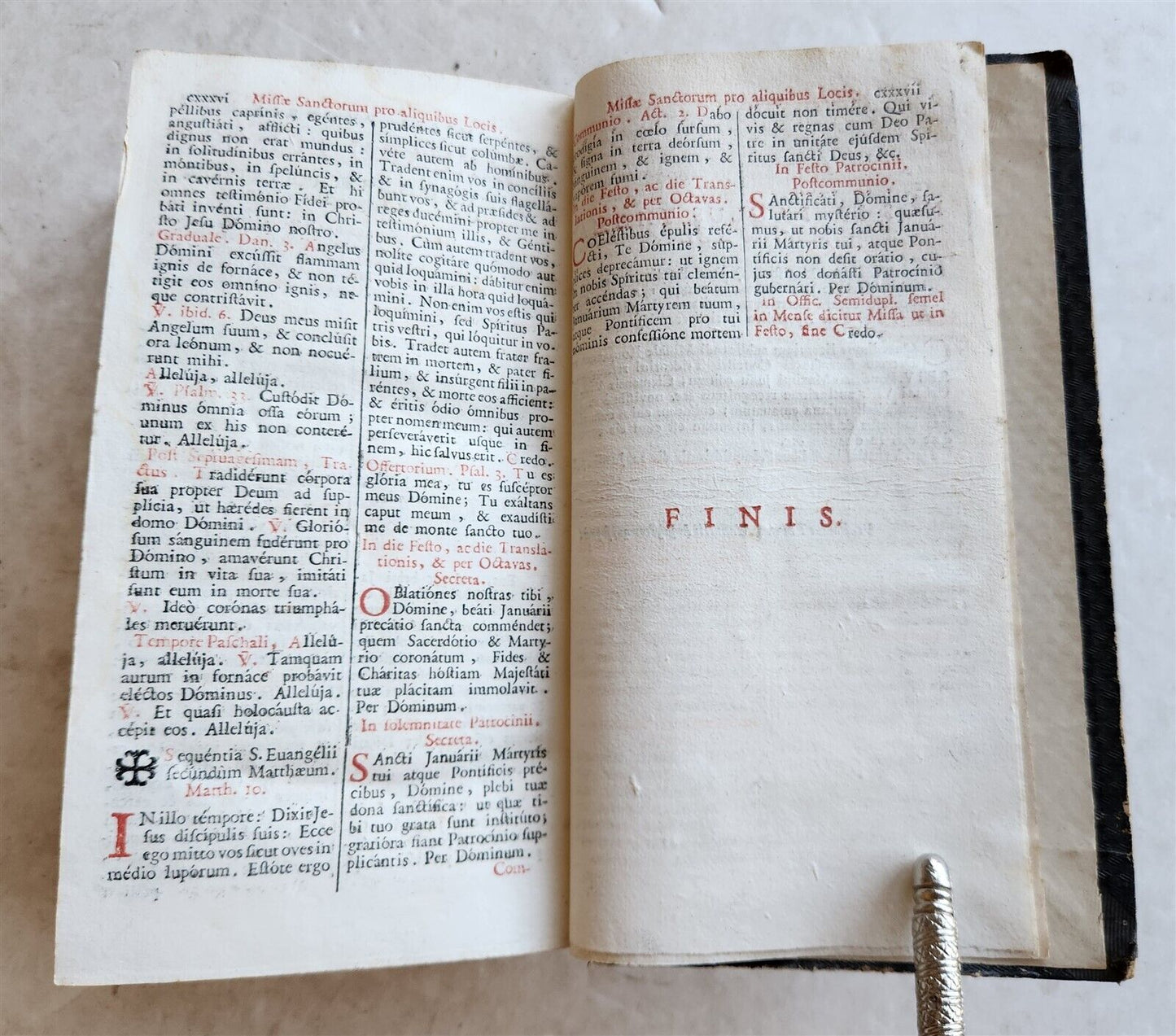 1749 MISSALE ROMANUM antique