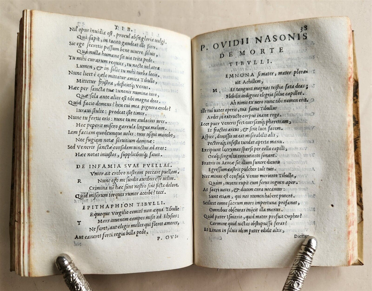 1558 ALDINE PRESS CATULLUS antique 16th CENTURY - POETRY