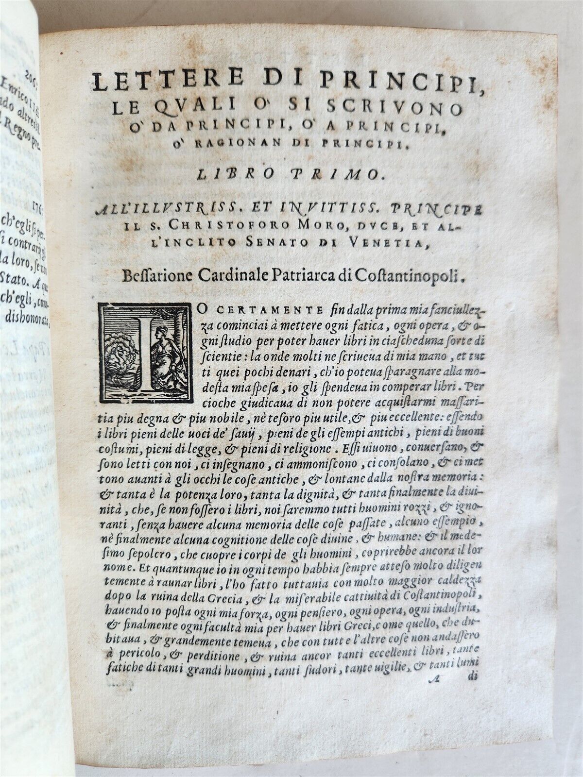 1570 LETTERE DI PRINCIPI antique VELLUM LETTERS of PRINCES