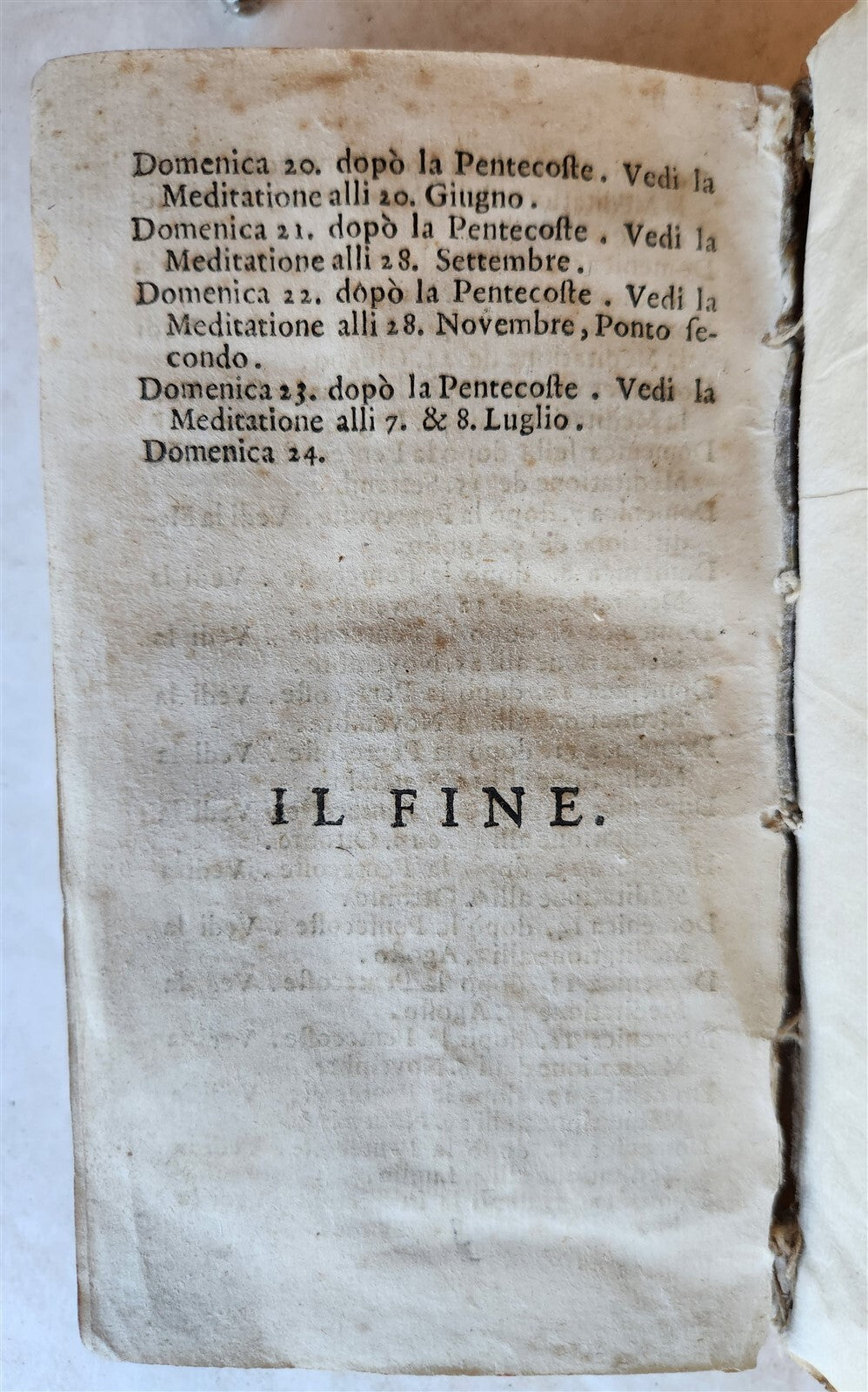 1705 MEDITATIONI SOPRA LA VITA di GIESU antique vellum bound