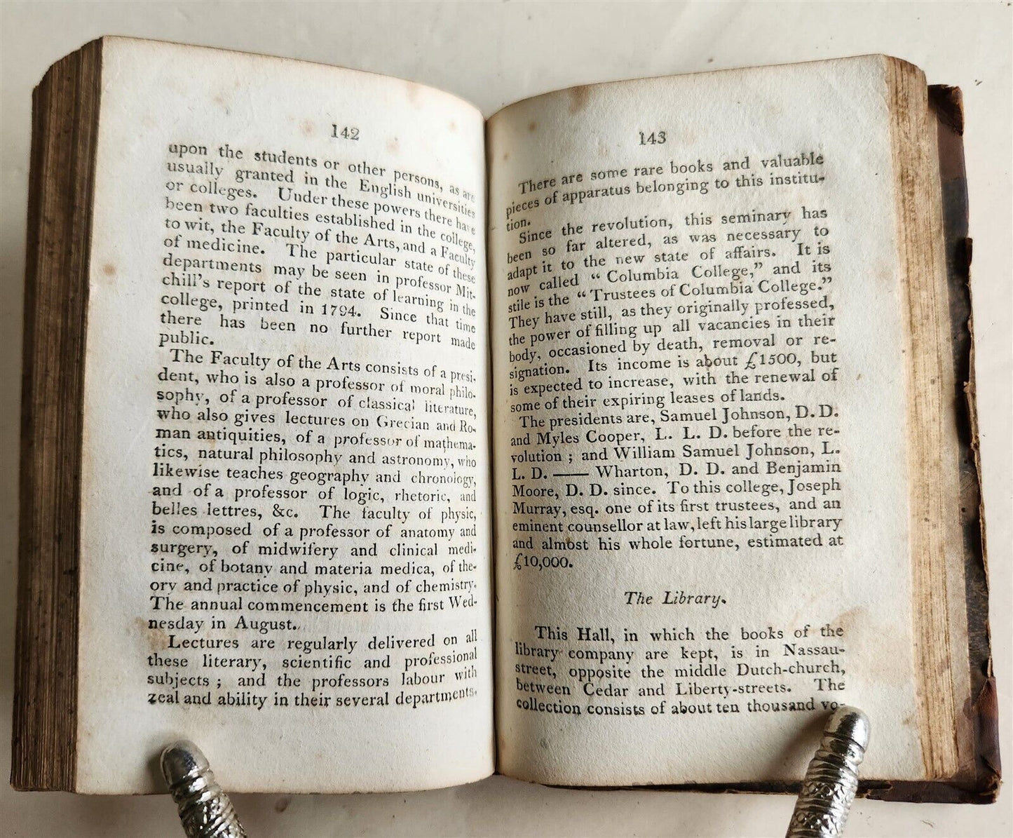 1807 THE PICTURE of NEW YORK or TRAVELLER'S GUIDE antique