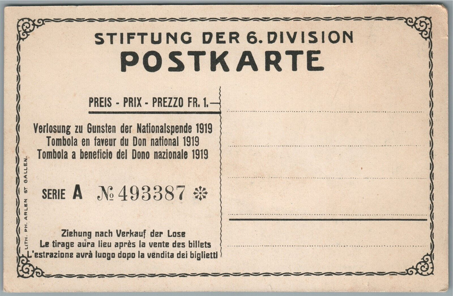 GERMAN MILITARY FERRY 1919 WWII ERA ANTIQUE POSTCARD