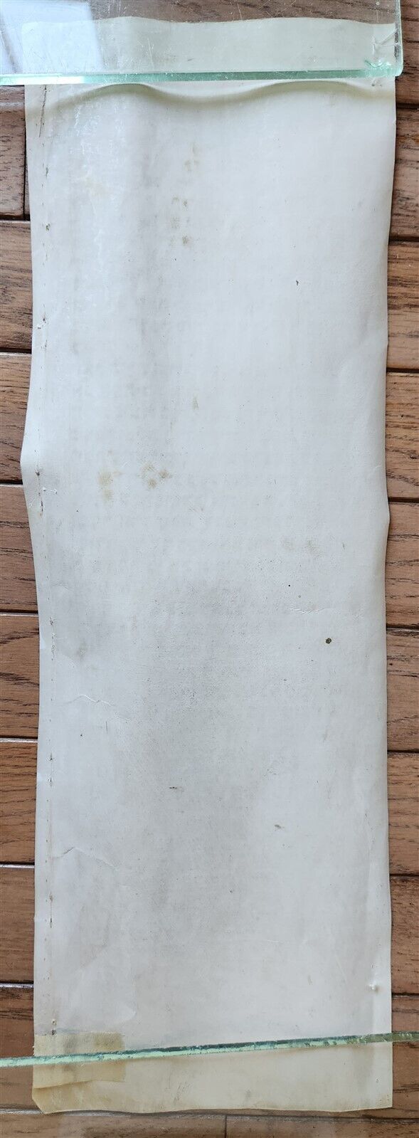 TORAH SCROLL FRAGMENT MANUSCRIPT on VELLUM antique BIBLE LEVITICUS 7:4-7:27