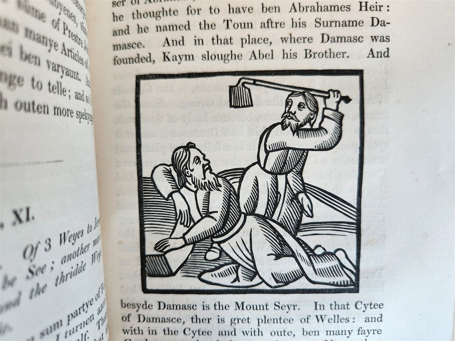 1839 Voiage and Travaile of Sir John Maundevile ILLUSTRATED antique