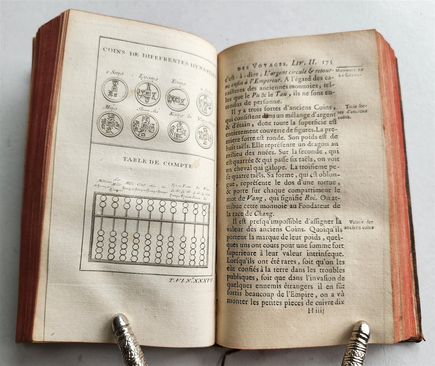 1749 HISTOIRE des VOYAGES antique Vol.22 CHINA TRAVELS illustrated