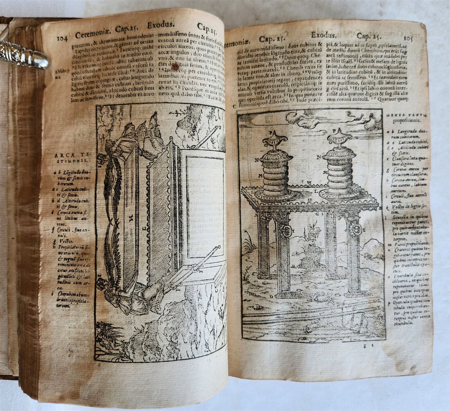 1573 BIBLE in LATIN antique FULLY ILLUSTRATED Old & New Testament