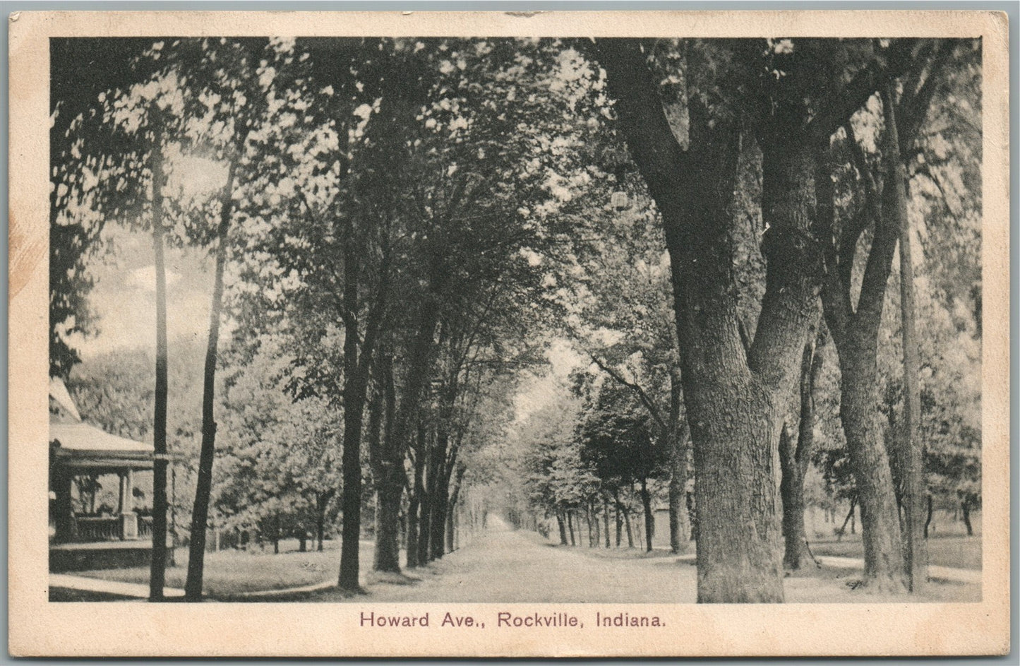 ROCKVILLE IN HOWARD AVE. ANTIQUE POSTCARD