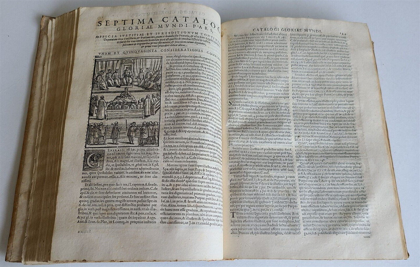 1576 ROYALY LAW rights & duties of monarchs ILLUSTRATED antique vellum FOLIO