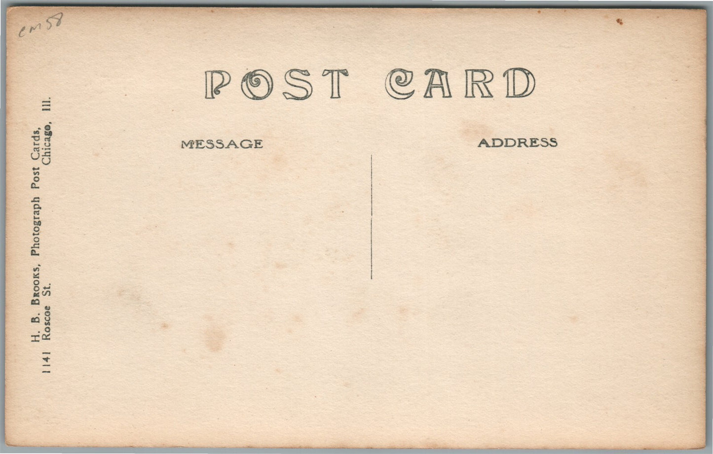 DE KALB IL ST.MARY'S HIGH SCHOOL ANTIQUE REAL PHOTO POSTCARD RPPC